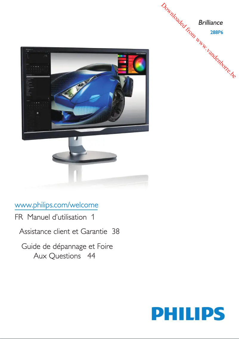 First page image of the manual for Brilliance 288P6LJEB