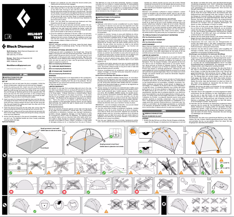 First page image of the manual for HiLight 3P