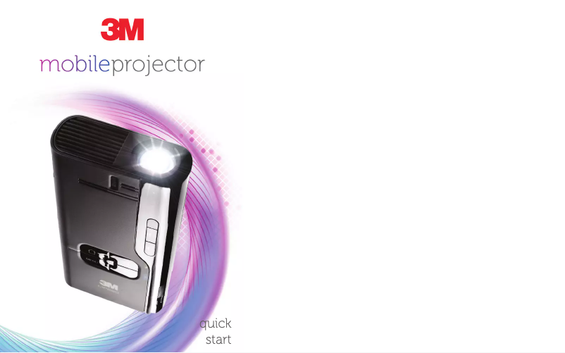 Page 1 of the manual User Manual 3M MP220