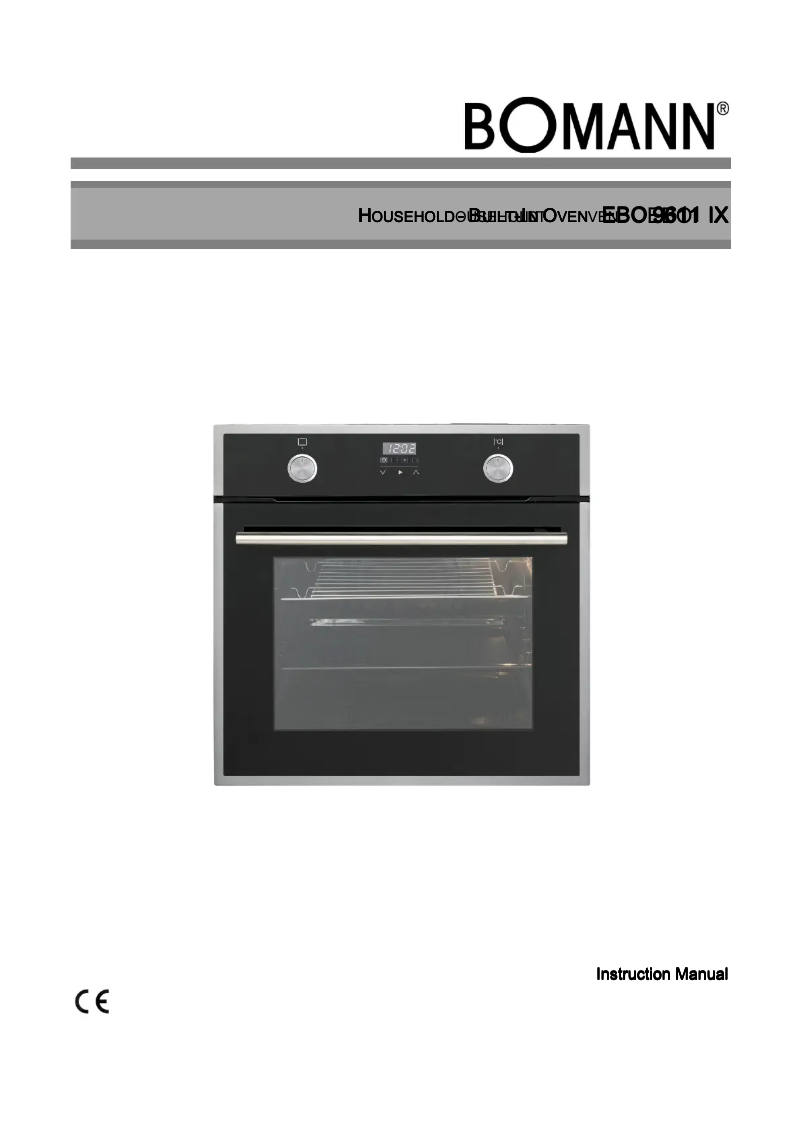 First page image of the manual for EBO 9611 IX