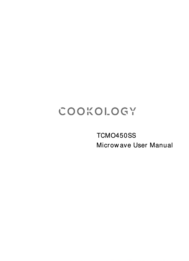 Page 1 of the manual User Manual Cookology TCMO450SS