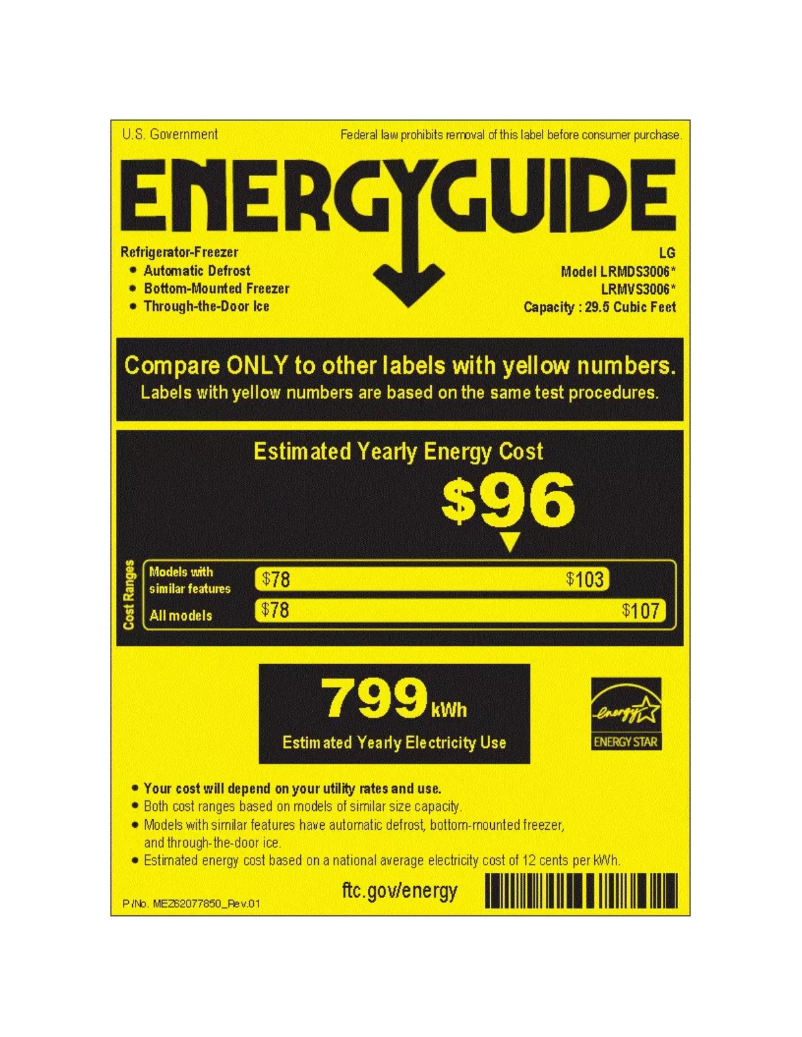 First page image of the manual for LRMVS3006D