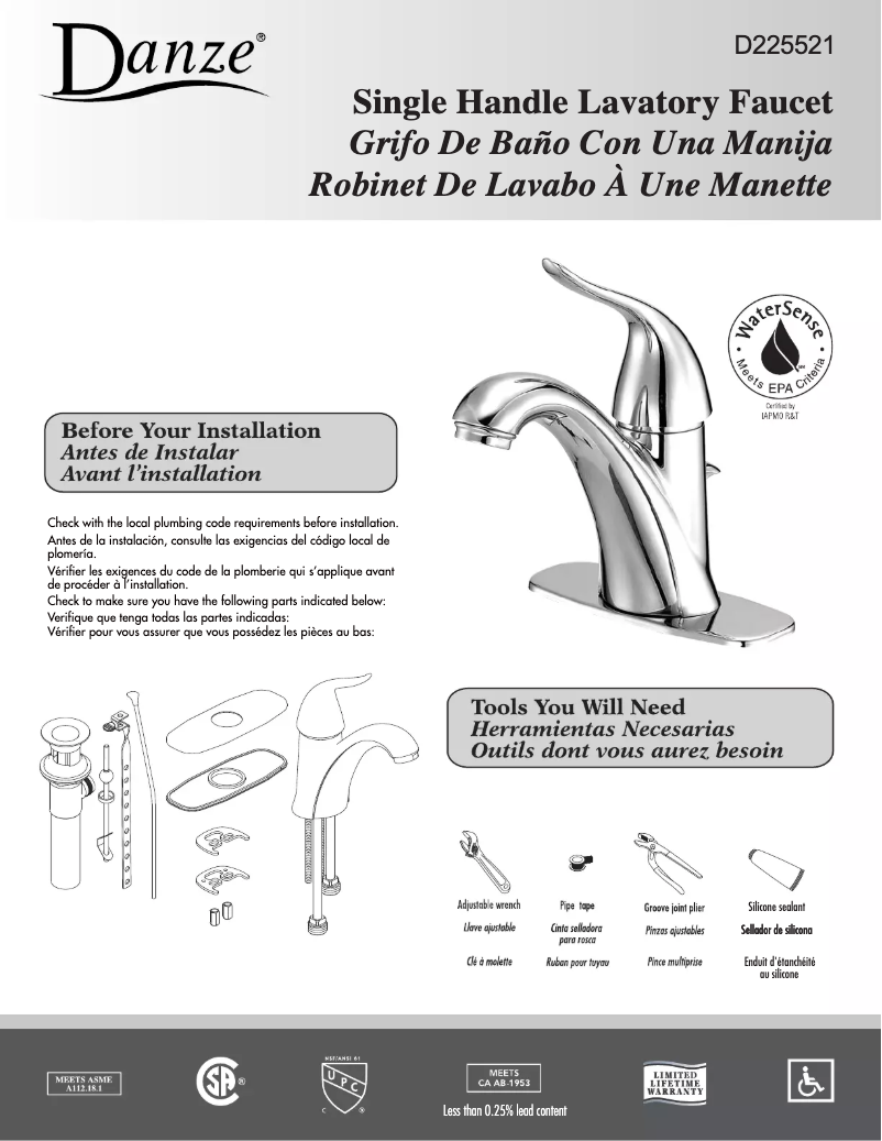 Image de la première page du manuel de l'appareil D225521
