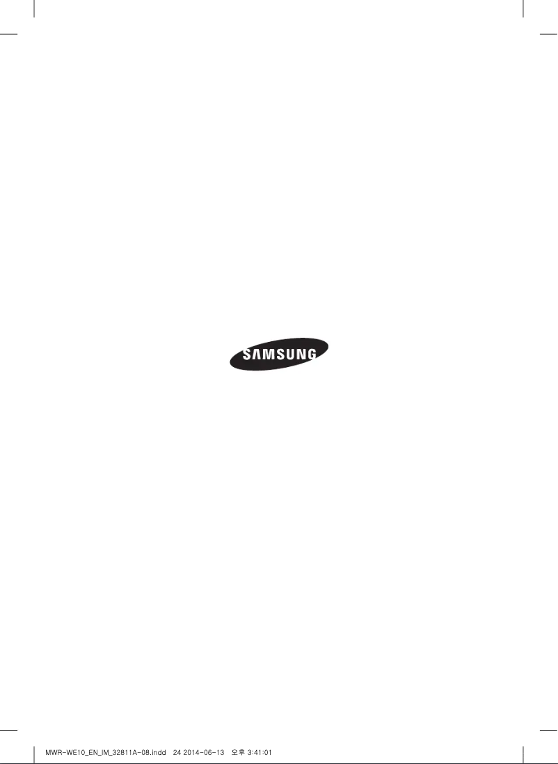 Page 1 of the manual Installation Guide Samsung MWR-WE10