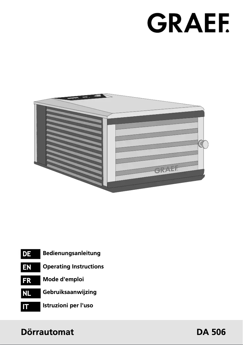 First page image of the manual for DA 508