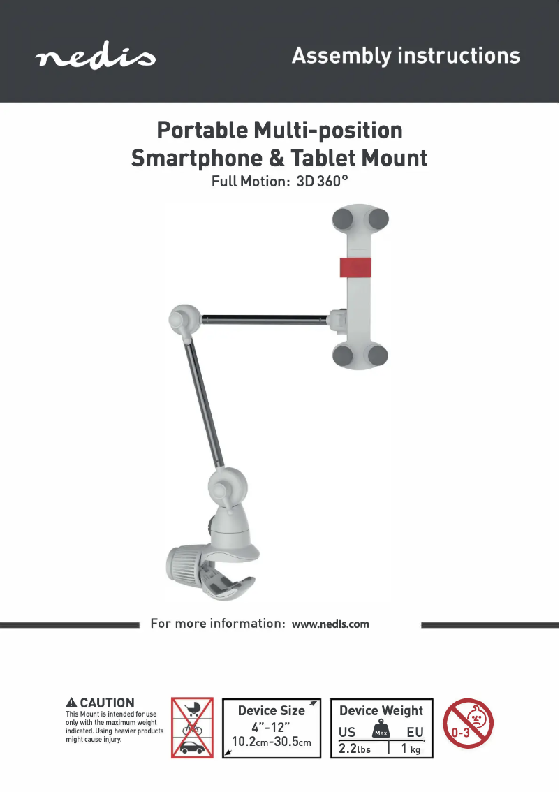 First page image of the manual for TDMT111WT
