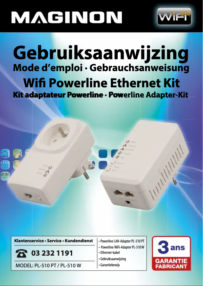 First page image of the manual for PL-510