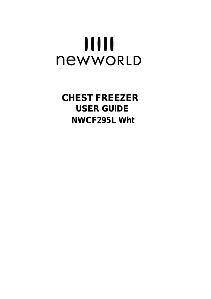 First page image of the manual for NWCF295L