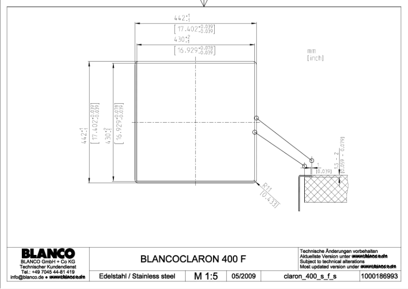 Image de la première page du manuel de l'appareil CLARON 400-IF/N