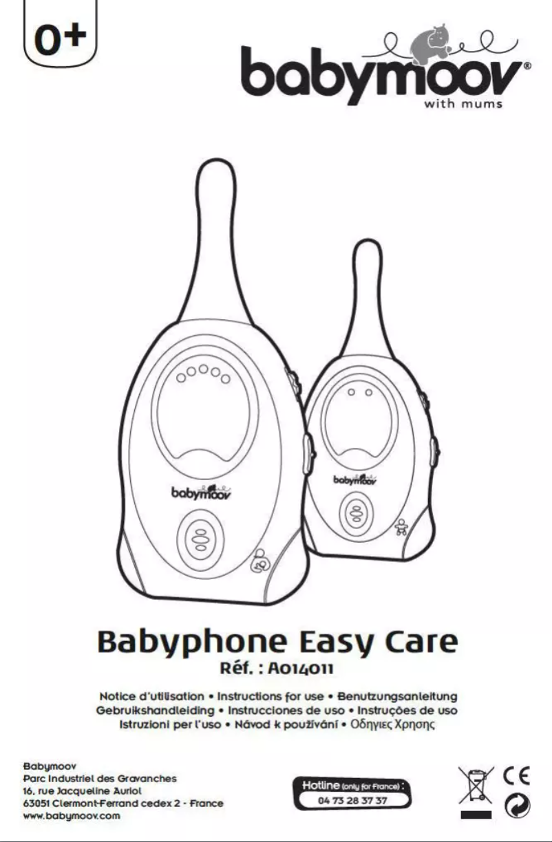 First page image of the manual for Easy Care AO14011