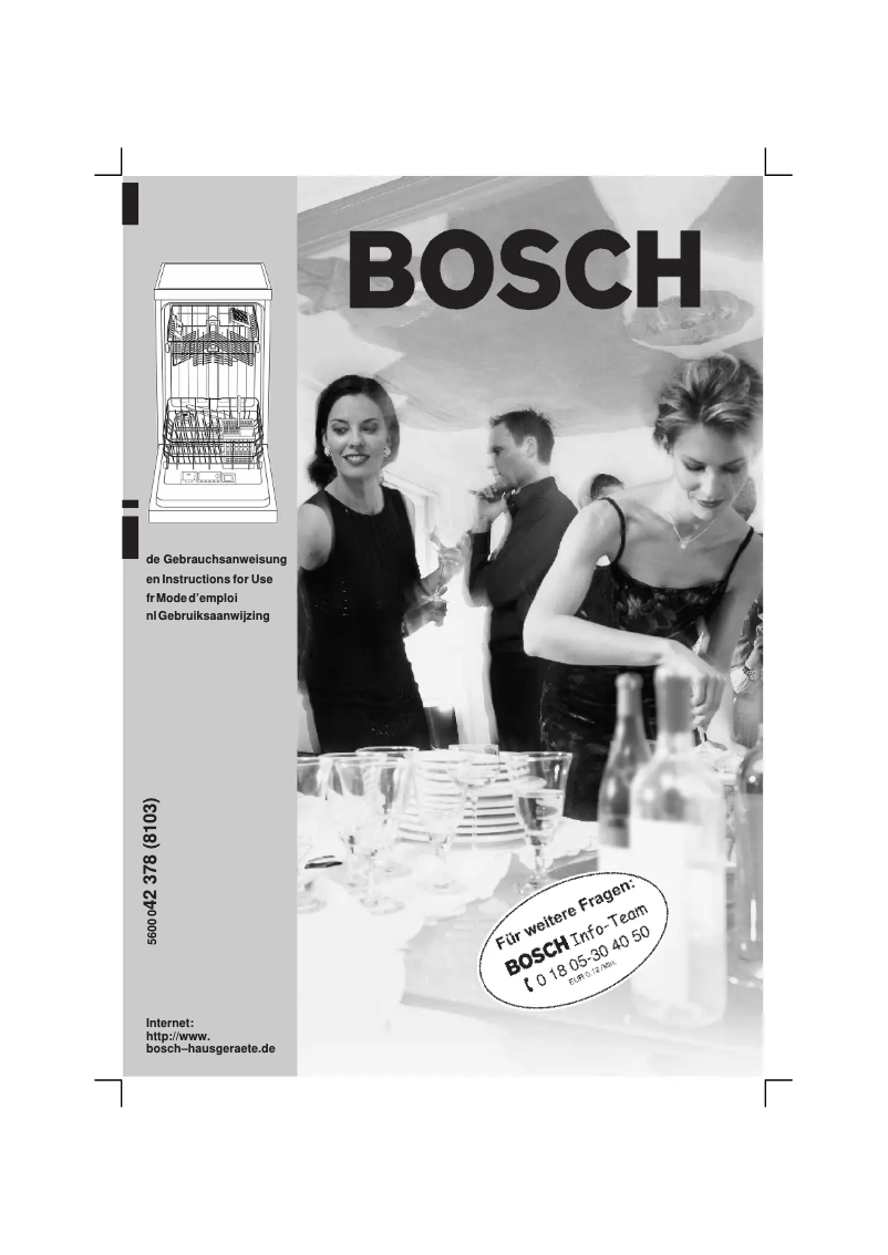 Page 1 of the manual User Manual Bosch SRI4675EU