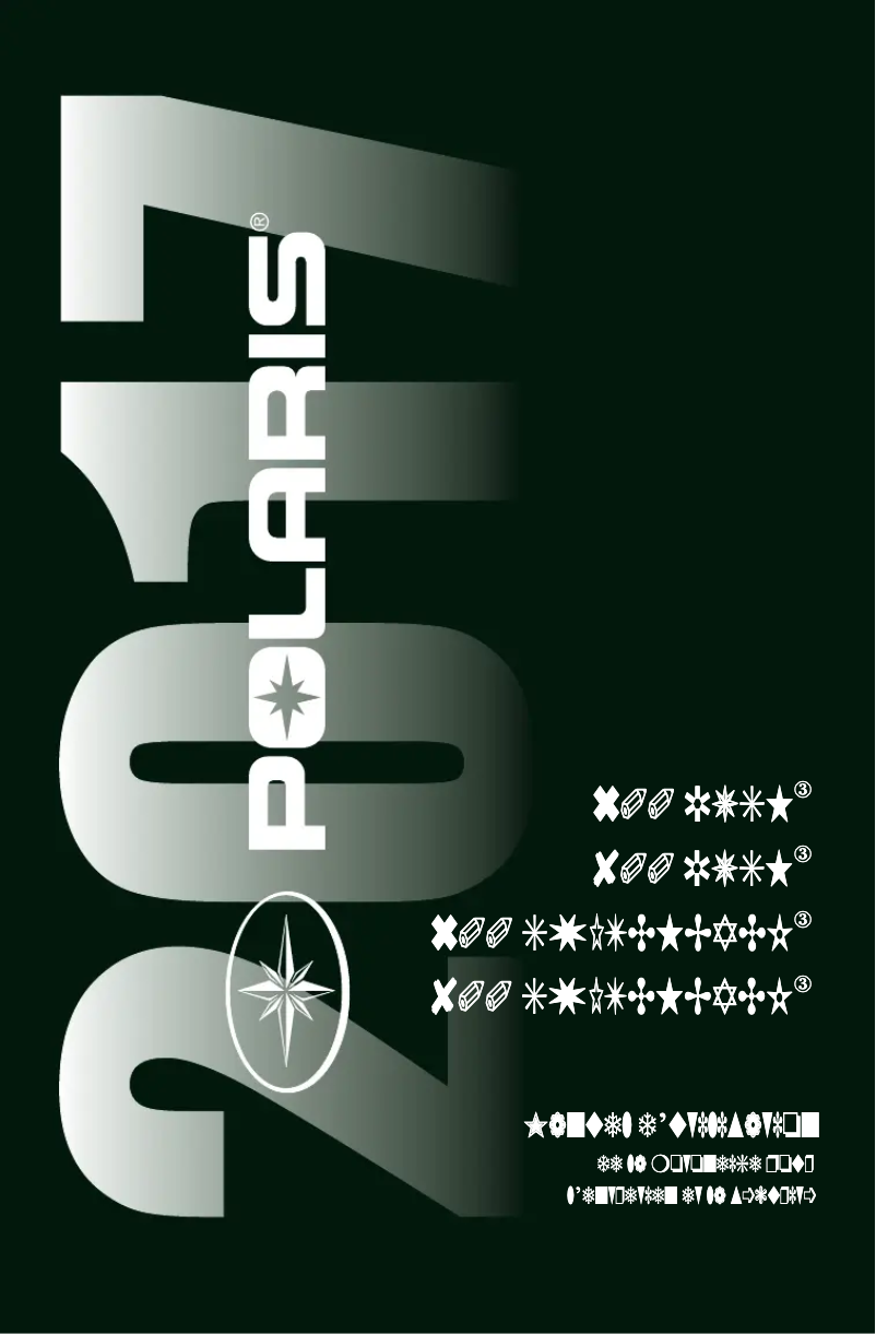 Page 1 of the manual User Manual Polaris 800 Switchback PRO-S LE (2017)