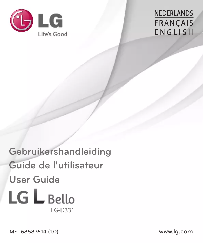 First page image of the manual for L Bello D331