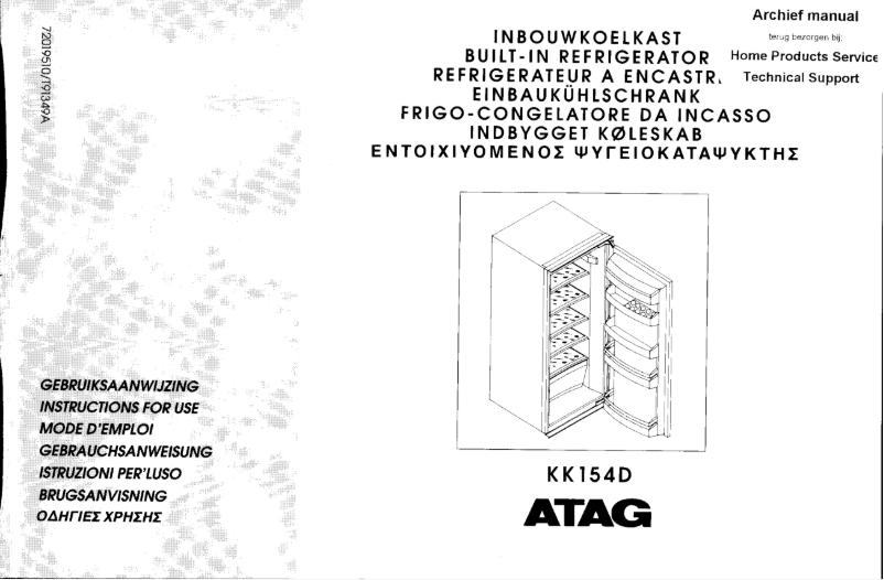 Image de la première page du manuel de l'appareil KK154D