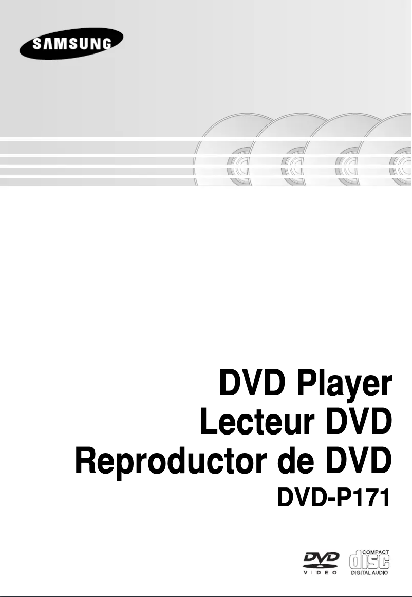 Page 1 of the manual User Manual Samsung DVD-P171