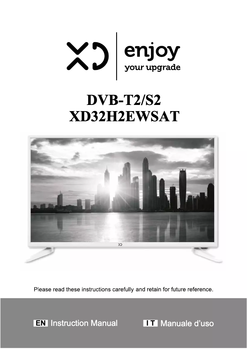 First page image of the manual for 32H2EWSAT