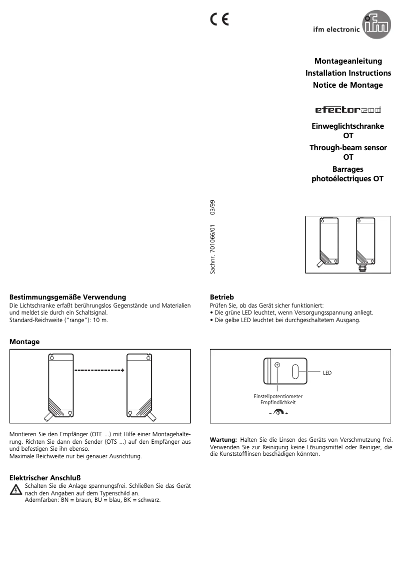 First page image of the manual for OT5033