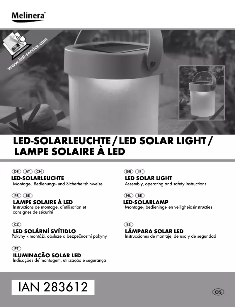 First page image of the manual for IAN 283612