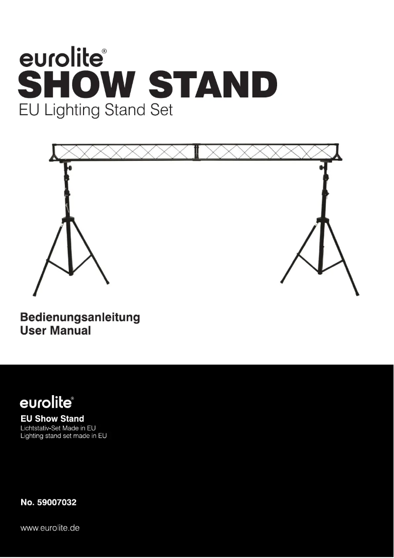 First page image of the manual for Show Stand