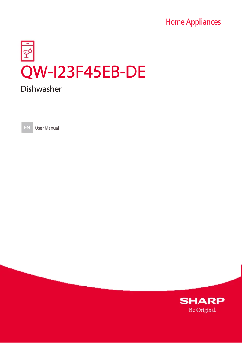 First page image of the manual for QW-I23F45EB-DE
