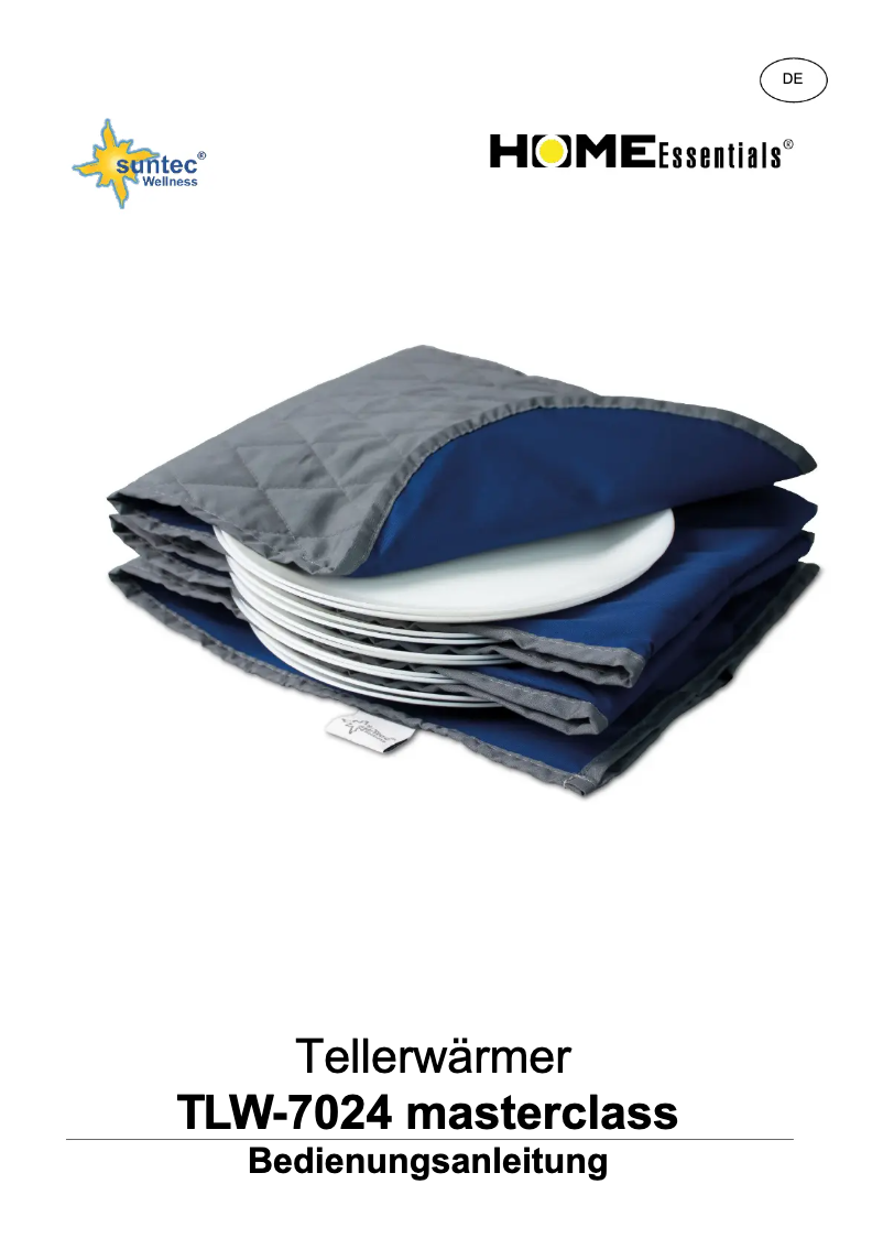 First page image of the manual for TLW-7024 Masterclass