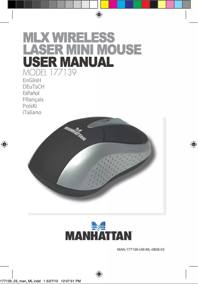 Image de la première page du manuel de l'appareil MLX 177139