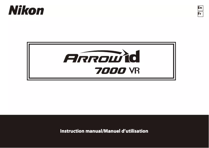 Page 1 of the manual User Manual Nikon Arrow ID 7000 VR