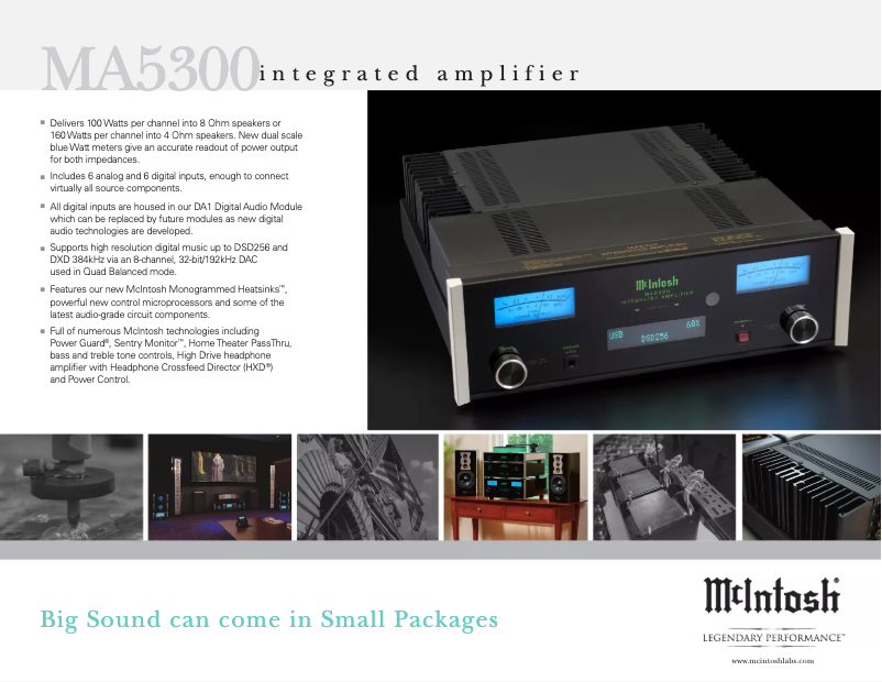 First page image of the manual for MA5300