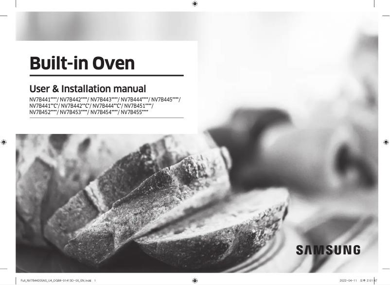 Page 1 of the manual User Manual Samsung NV7B45305AK