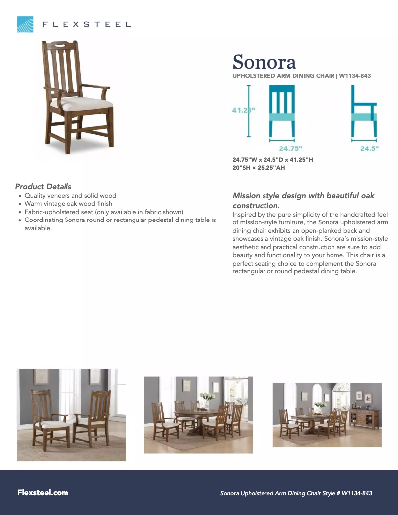 First page image of the manual for Sonora W1134-843