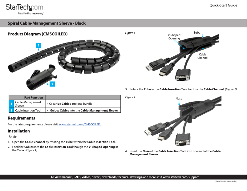 First page image of the manual for CMSCOILED4