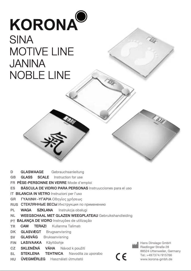 First page image of the manual for Motive Line