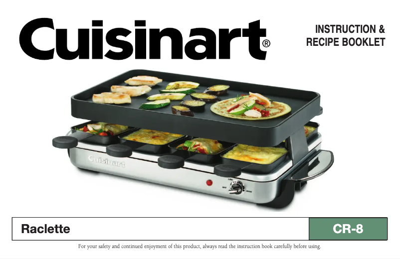 First page image of the manual for CR-8