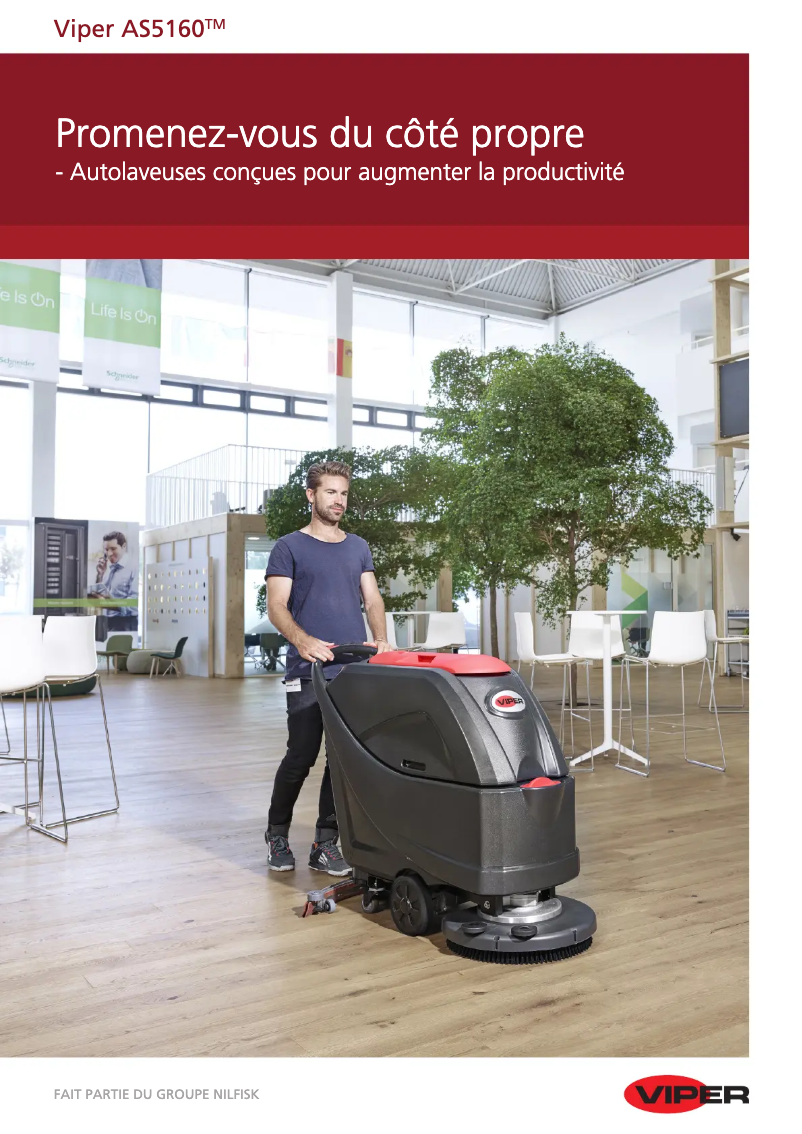 Page 1 of the manual Brochure Nilfisk Viper AS5160