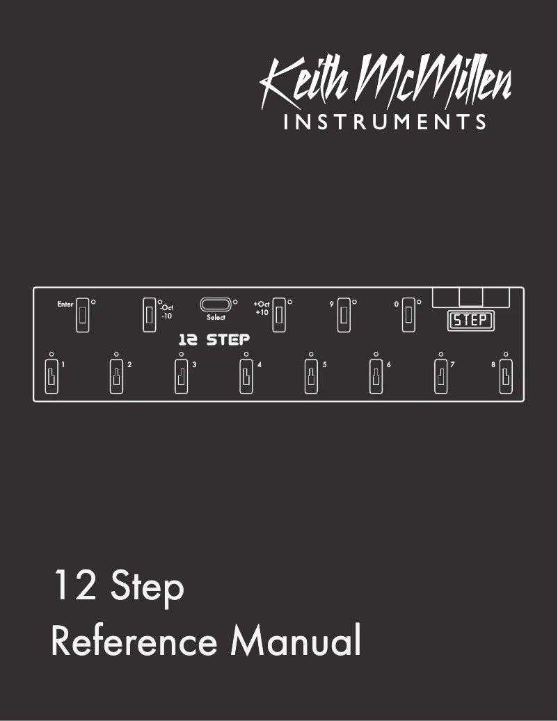 First page image of the manual for 12 Step