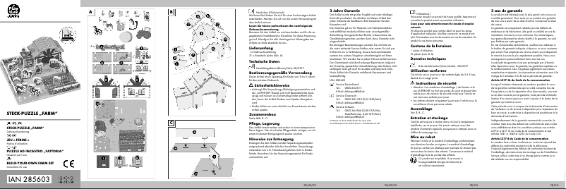 First page image of the manual for IAN 285603