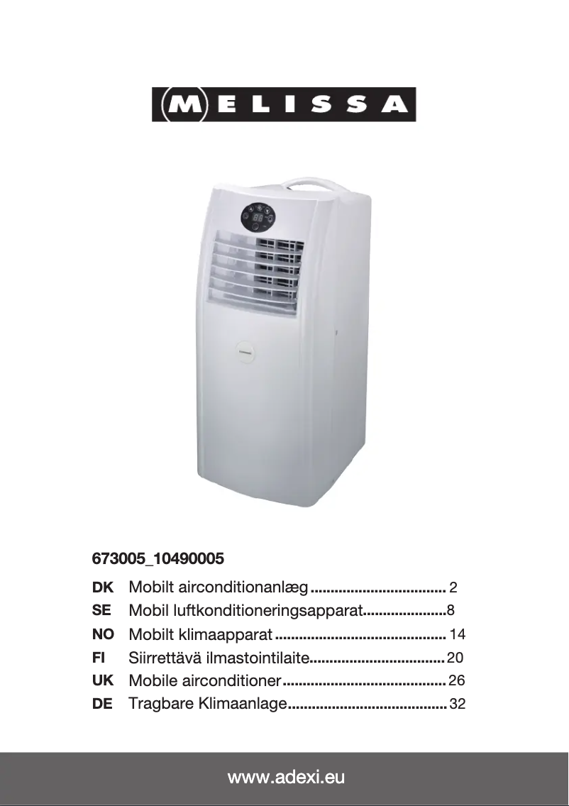 First page image of the manual for 16490005