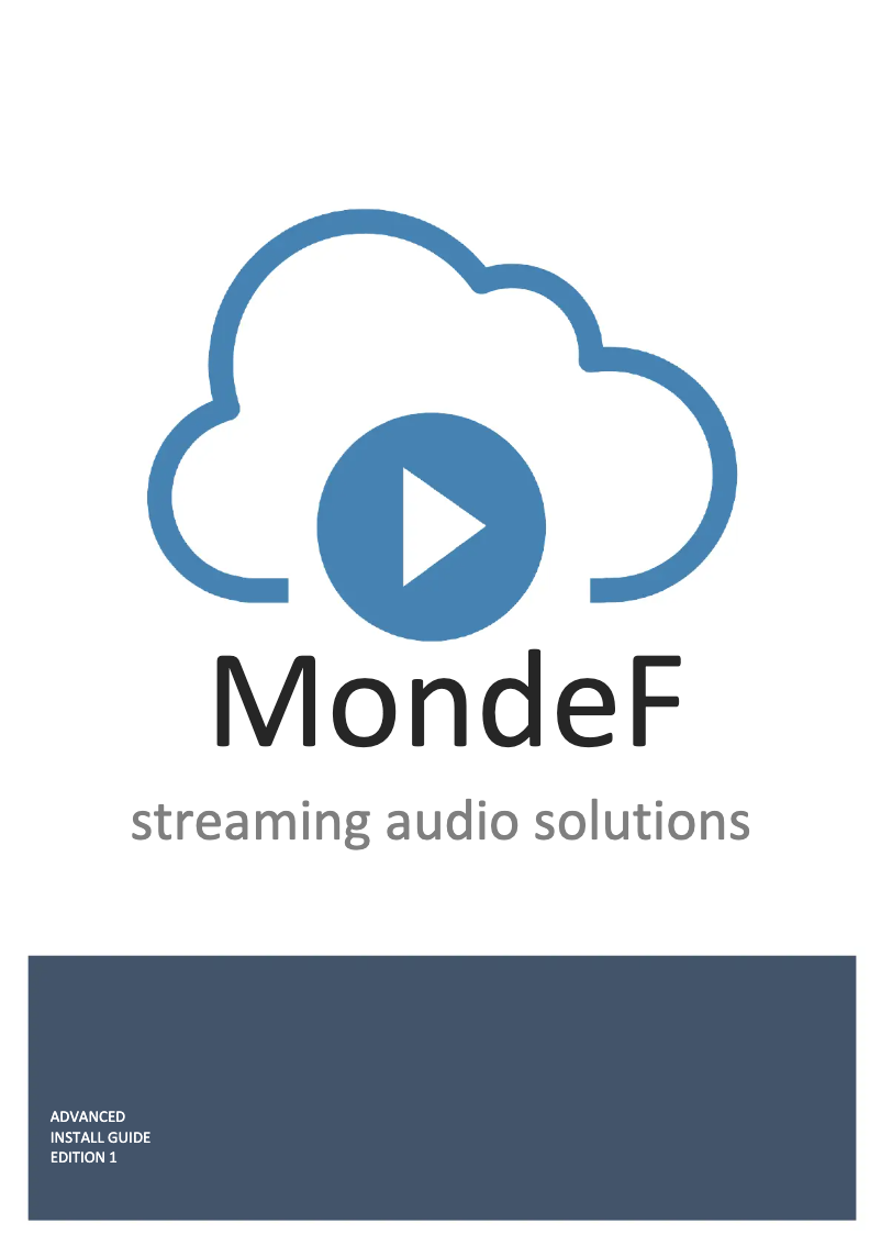 First page image of the manual for MDF-24Z