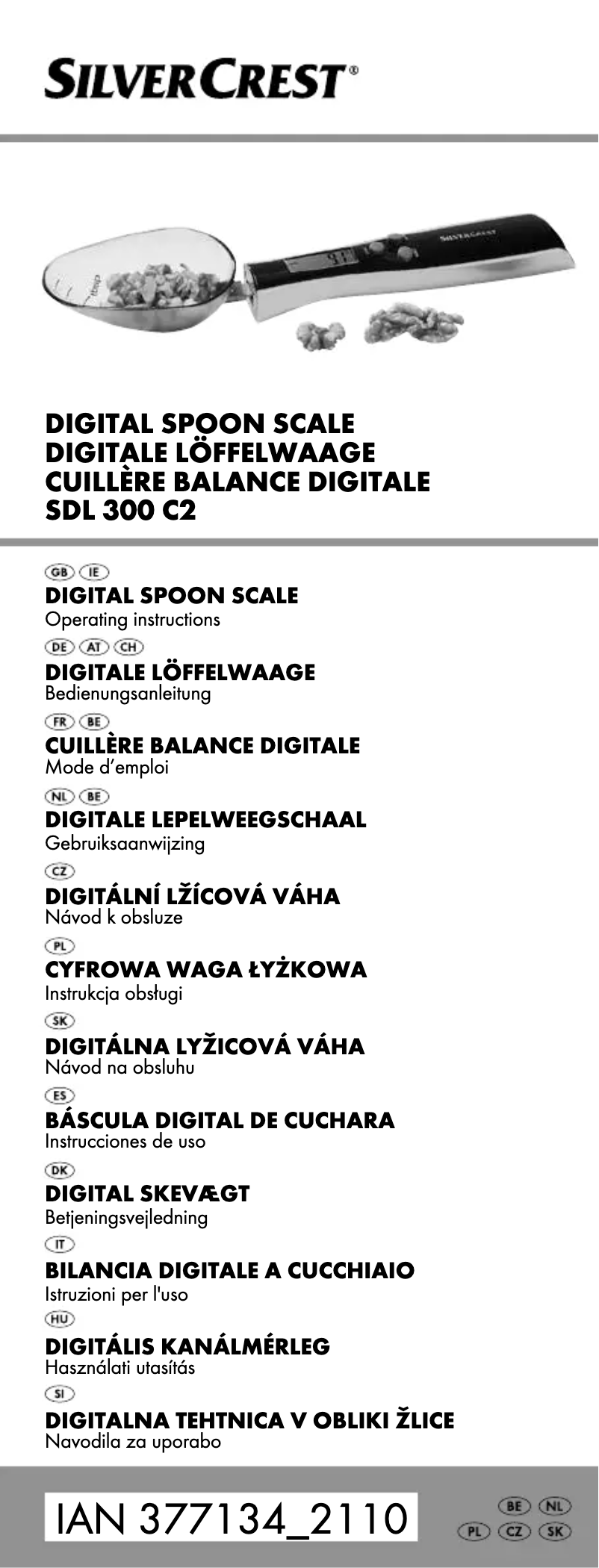 Page 1 of the manual User Manual SilverCrest SDL 300 C2