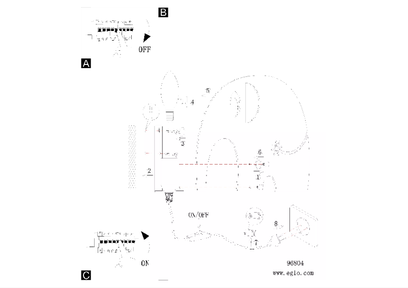Page 1 of the manual User Manual Eglo Topola