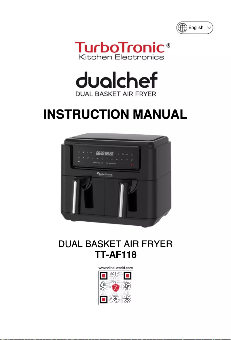First page image of the manual for Dualchef TT-AF118