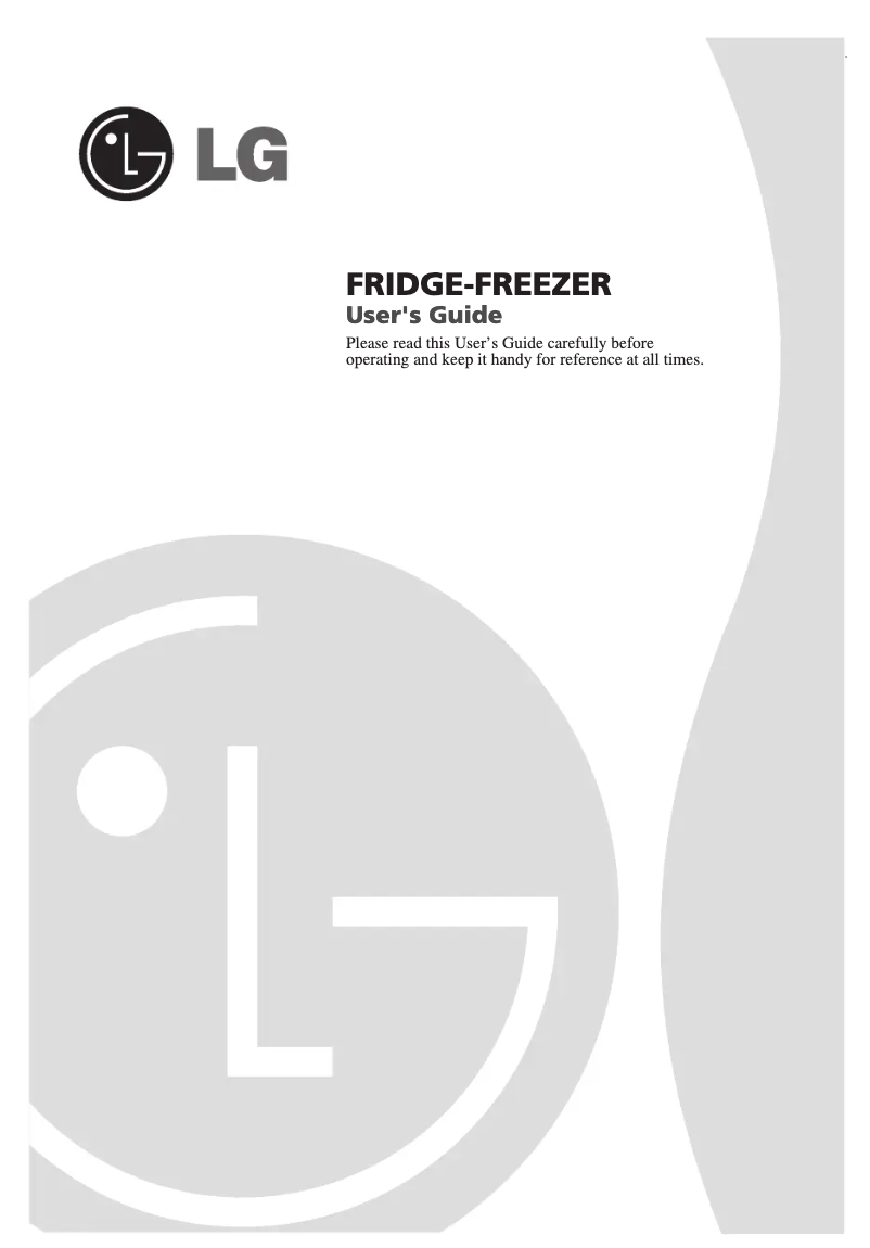 First page image of the manual for GR-F399BTQ