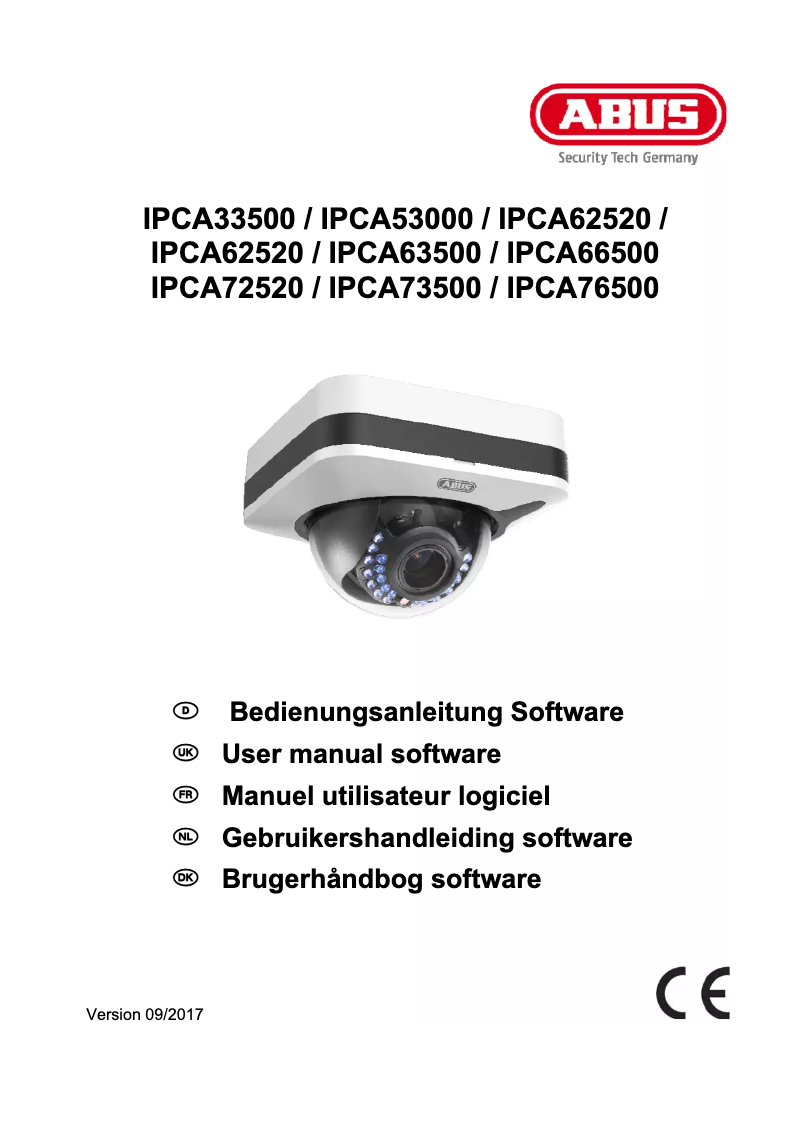 First page image of the manual for IPCA33500