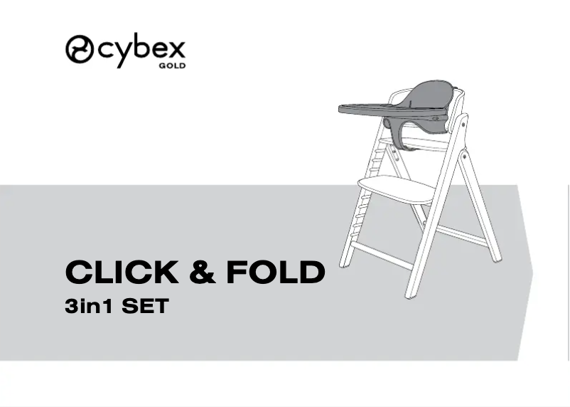 Page 1 de la notice Manuel utilisateur Cybex Click & Fold 3-in-1