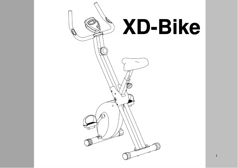 Page 1 of the manual User Manual DKN XD Bike