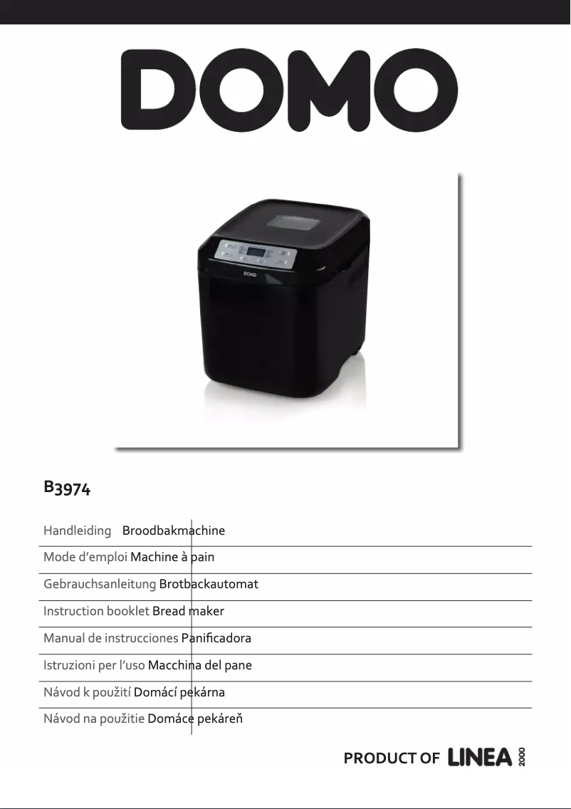 Page 1 of the manual User Manual Domo B3974