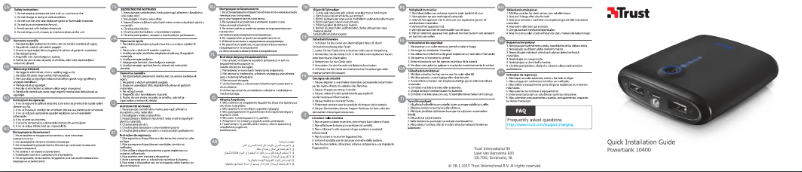 Page 1 of the manual User Manual Trust XPO Powerbank 10400