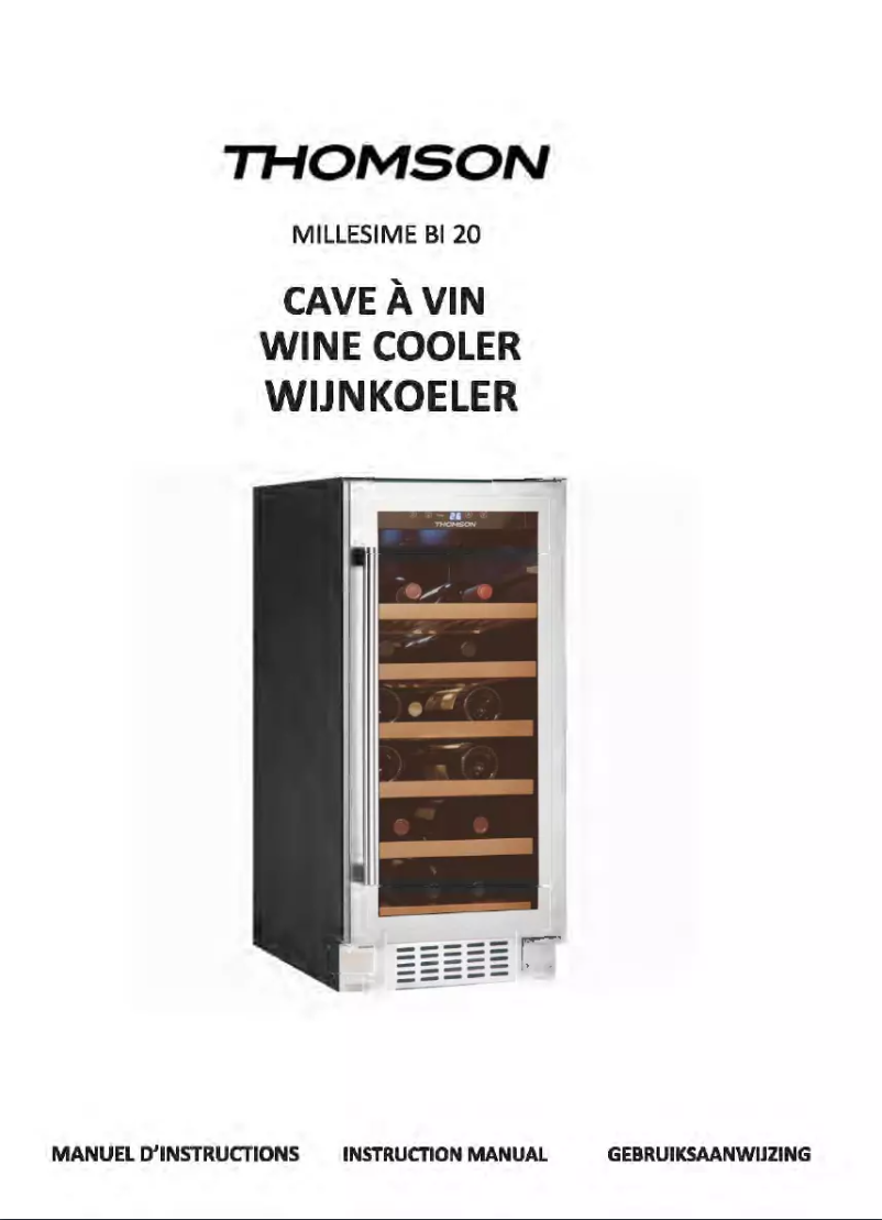 Page 1 of the manual User Manual Thomson Millesime BI 20