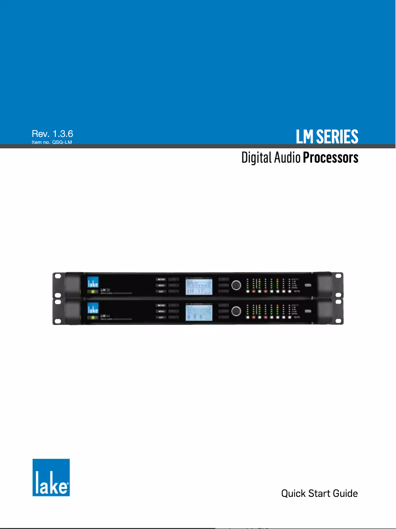 First page image of the manual for LM 44