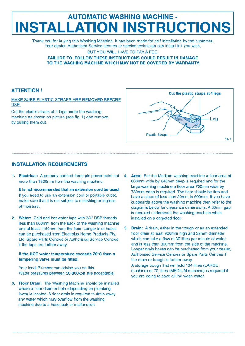 First page image of the manual for SWT704